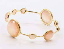 Load image into Gallery viewer, Ippolita Rock Candy Collection 18K YG Bracelet Quartz Mother of Pearl
