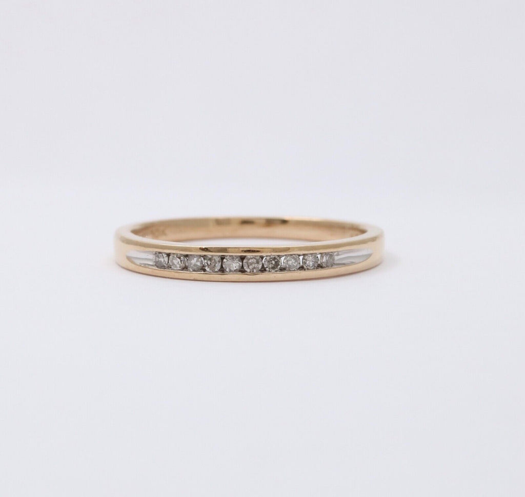 Vintage 10K Yellow Gold Diamond Band