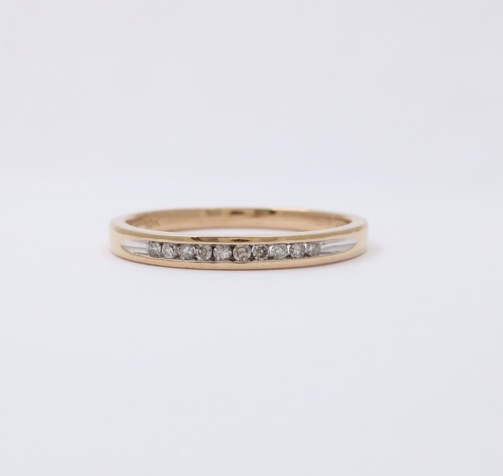Vintage 10K Yellow Gold Diamond Band