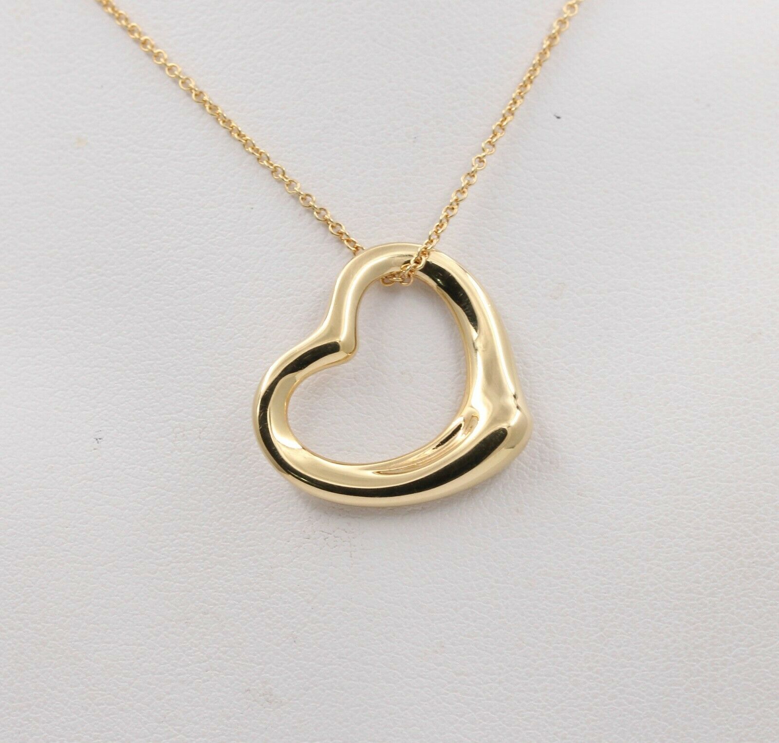 Tiffany & Co Elsa Peretti 22MM Open Heart Pendant