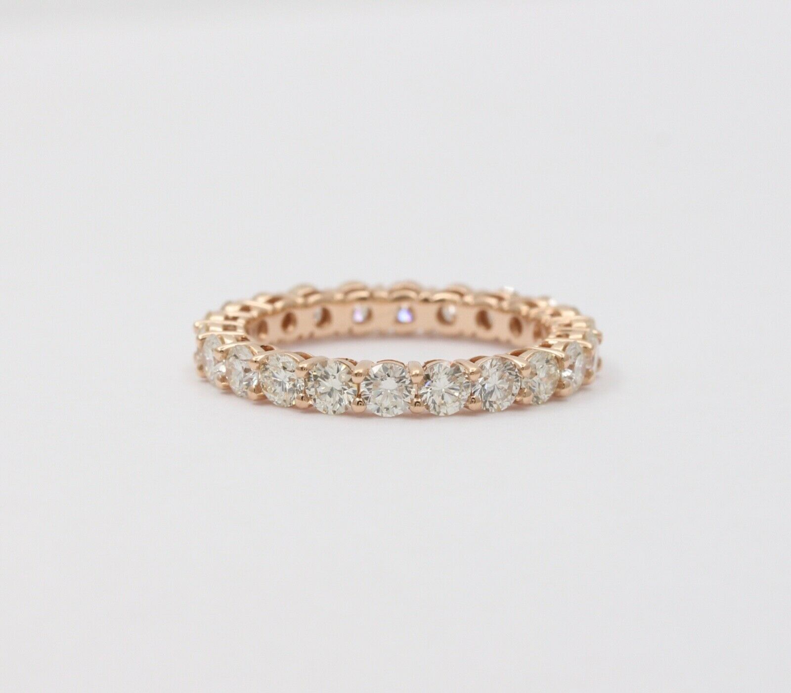 Tiffany and Co. Diamond 18K Yellow Gold Vintage Eternity Band