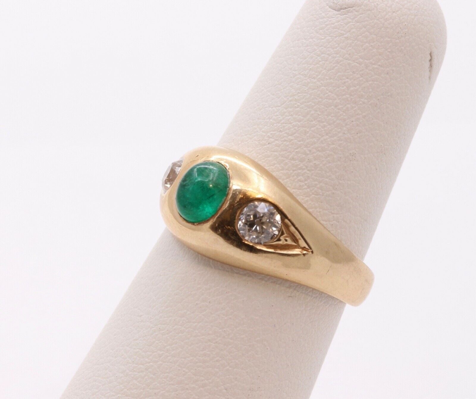 Vintage Ladies 14k Yellow Gold Diamonds Anniversary Wedding Band