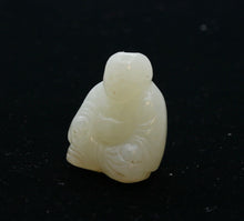 Load image into Gallery viewer, Carved Translucent Jade Budda Pendant Statue
