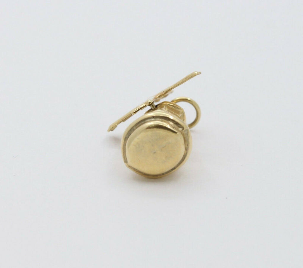 Vintage 14K Yellow Gold Windmill Pendant