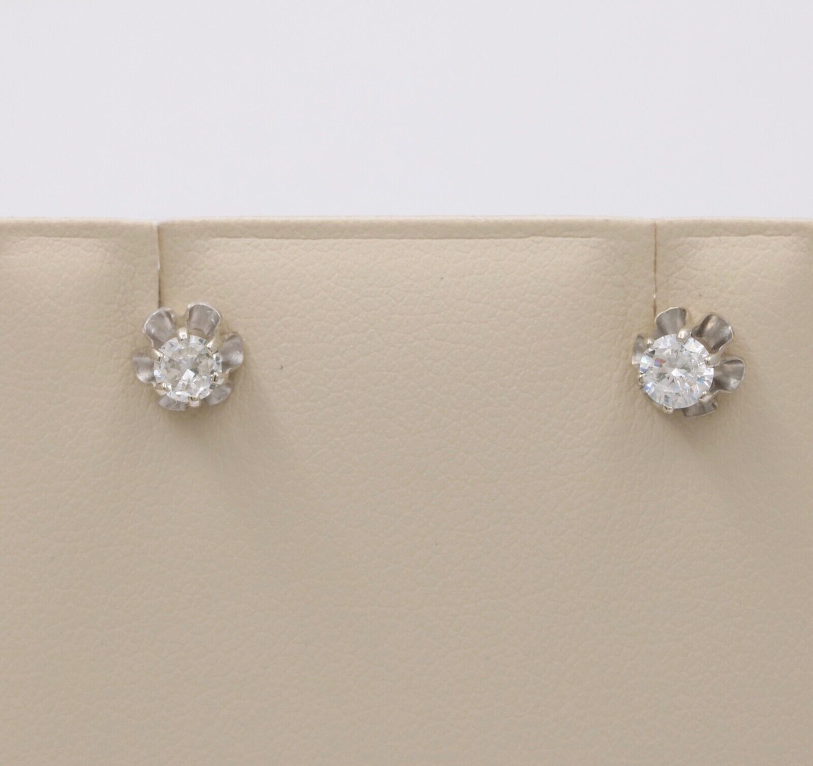 Timeless Diamond 14K White Gold Studs.