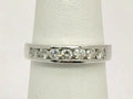 Vintage Platinum Diamond Wedding Band Ring