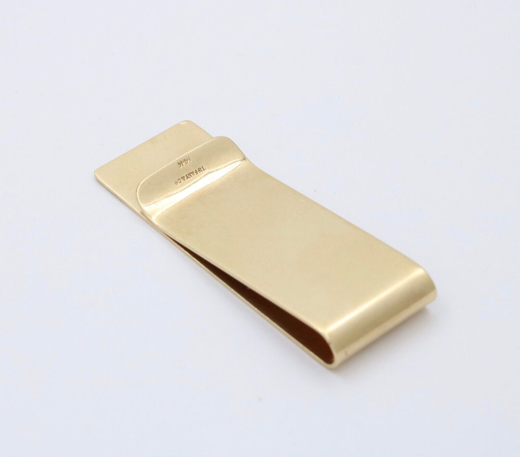 Vintage Tiffany and Co. 14K Yellow Gold Money Clip