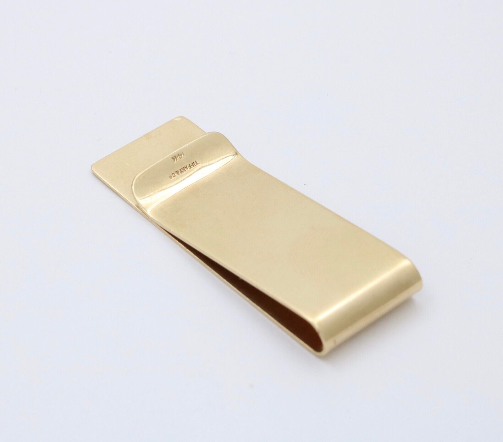 Vintage Tiffany and Co. 14K Yellow Gold Money Clip