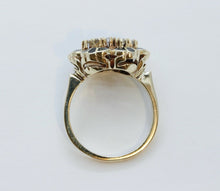 Load image into Gallery viewer, Victorian Diamonds 14K Yellow Gold Black Enamel Ring
