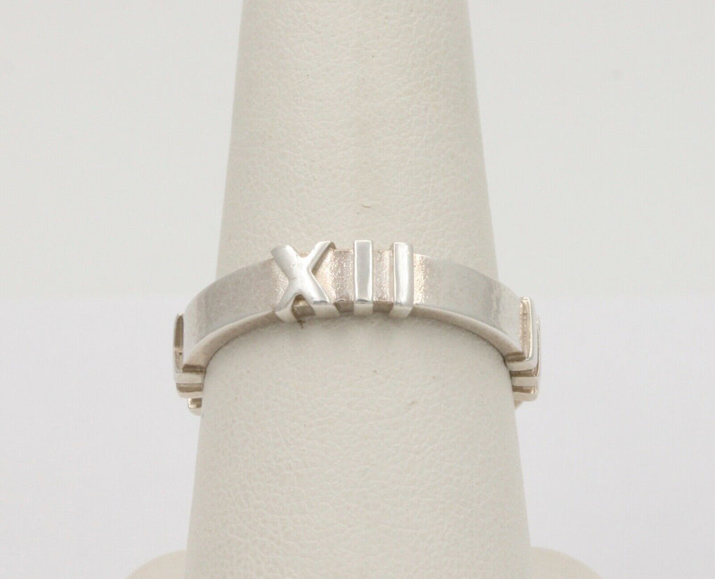 Tiffany and Co. Atlas Ring Band 925 Sterling Silver