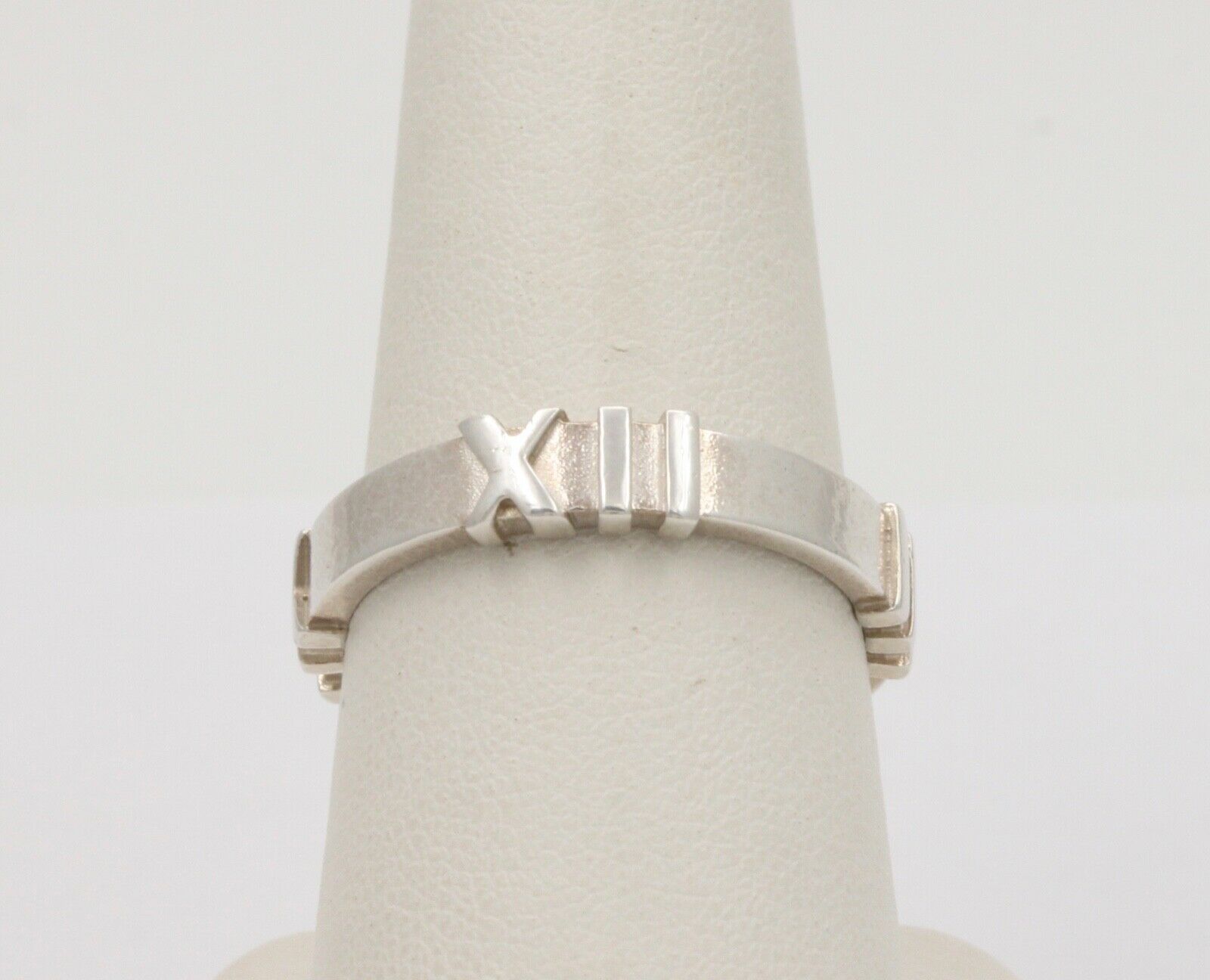 Tiffany and Co. Atlas Ring Band 925 Sterling Silver