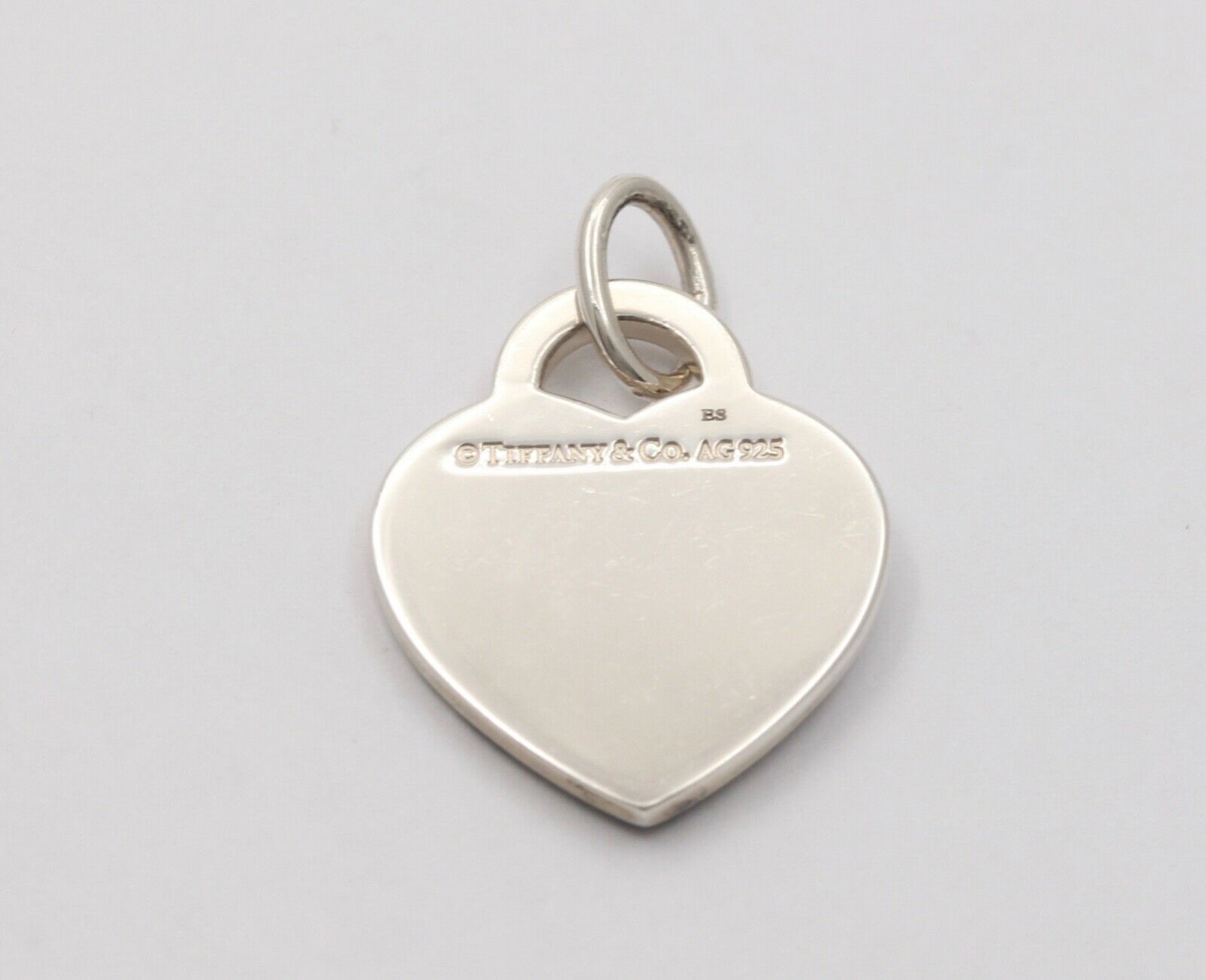 Tiffany and Co. Splash Heart Tag Charm Pendant