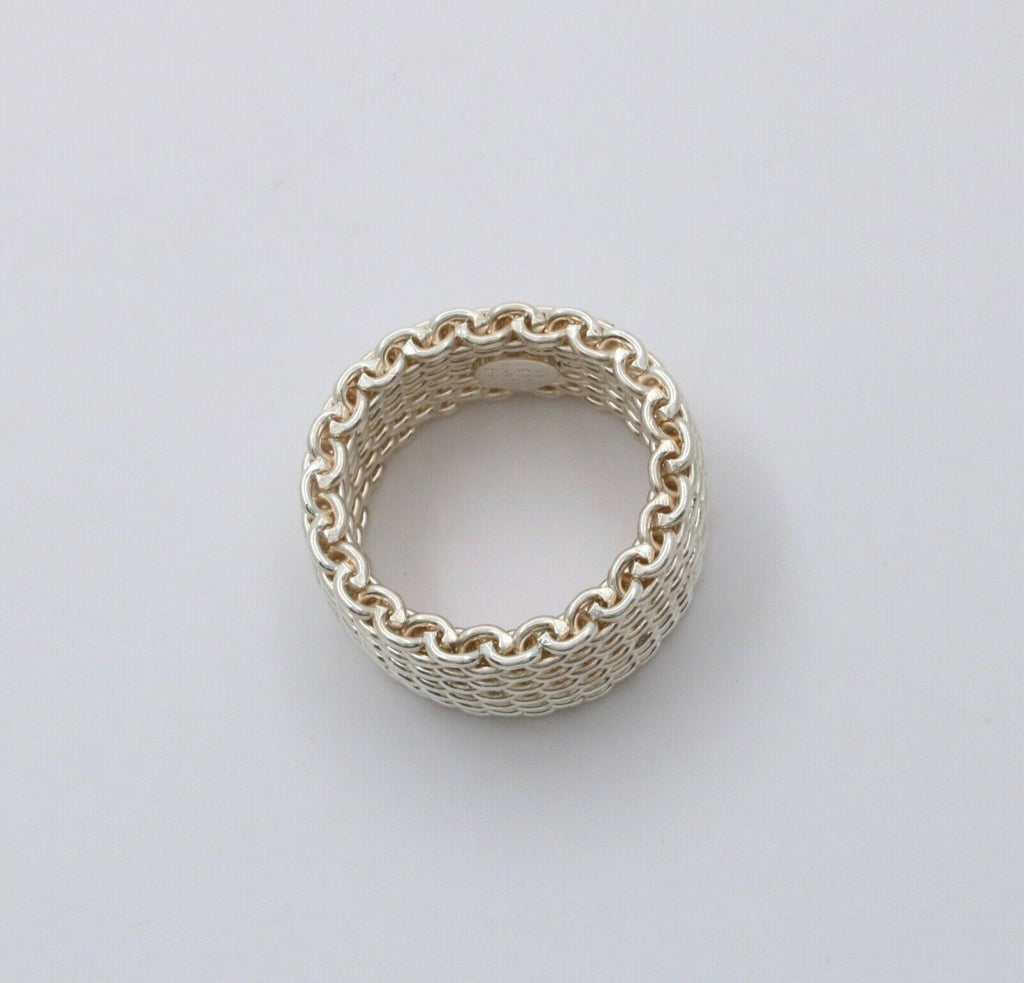 Tiffany and Co. Somerset Mesh Ring