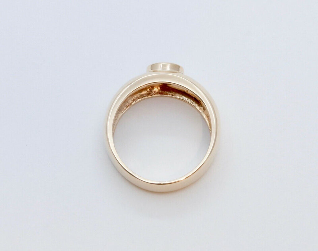 Ruby Diamonds 14K Yellow Gold Vintage Ring