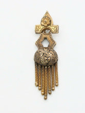 Load image into Gallery viewer, Victorian 10K Yellow Gold Tassel Pendant
