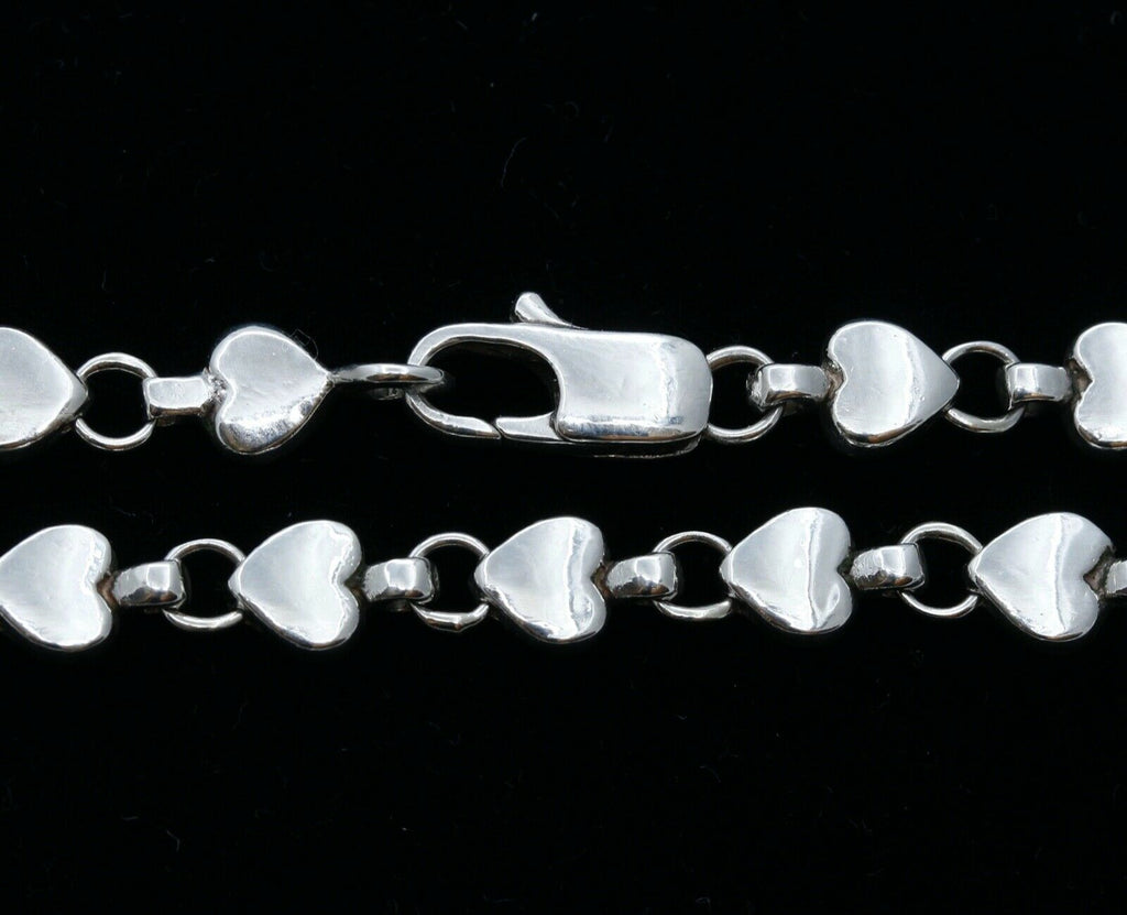 Tiffany and Co Hearts Link 925 Sterling Silver Bracelet