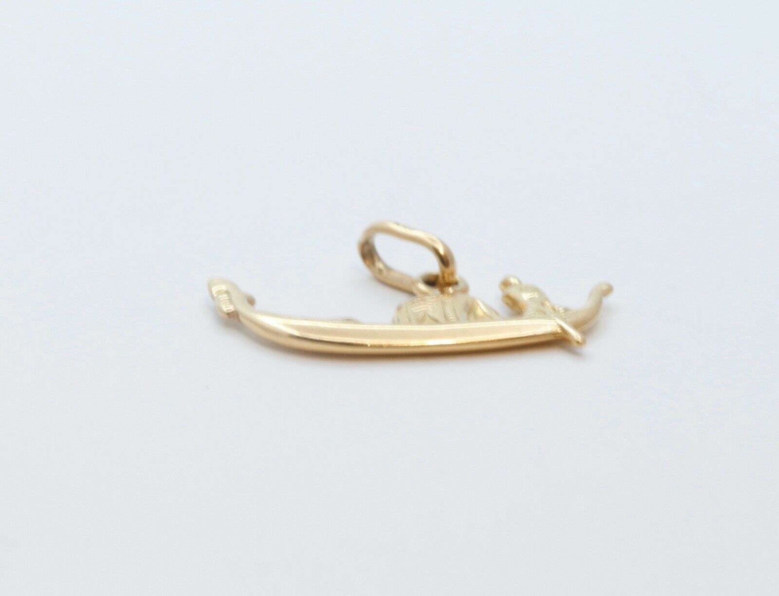 Vintage Italian Venetian Gondola Boat Pendant Charm
