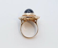 Load image into Gallery viewer, Exquisite Victorian Revival Garnet 14K Yellow Gold Ring
