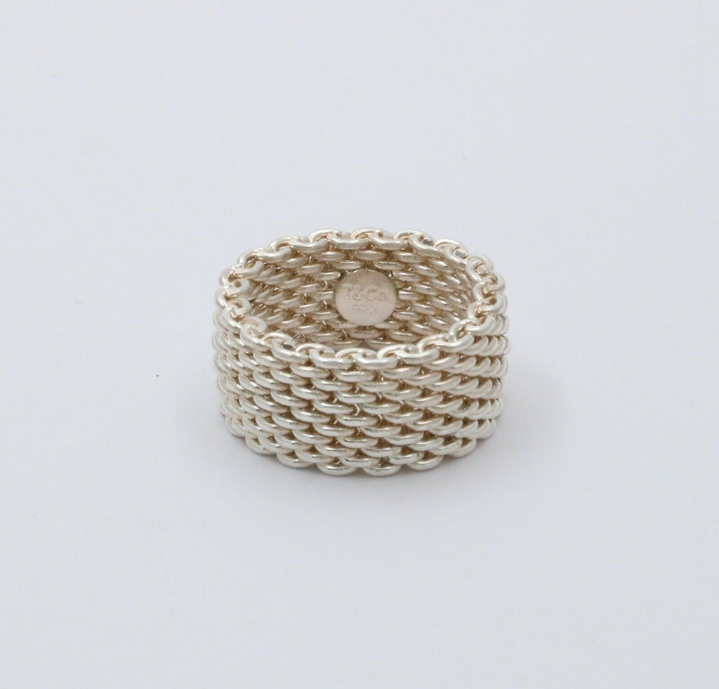 Tiffany and Co. Somerset Mesh Ring