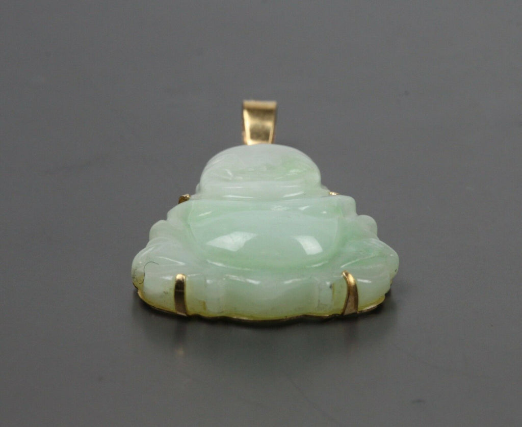 Vintage Natural Jade Buddha Pendant
