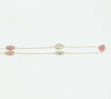 Load image into Gallery viewer, Vintage 14K Garnet In The Rough Necklace
