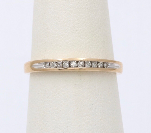Vintage 10K Yellow Gold Diamond Band