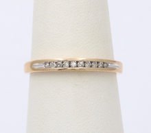 Load image into Gallery viewer, Vintage 10K Yellow Gold Diamond Band
