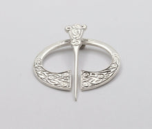 Load image into Gallery viewer, Cool Vintage English Moving Silver Sigil Brooch
