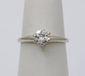 Vintage Diamond 14K White Gold Engagement Ring
