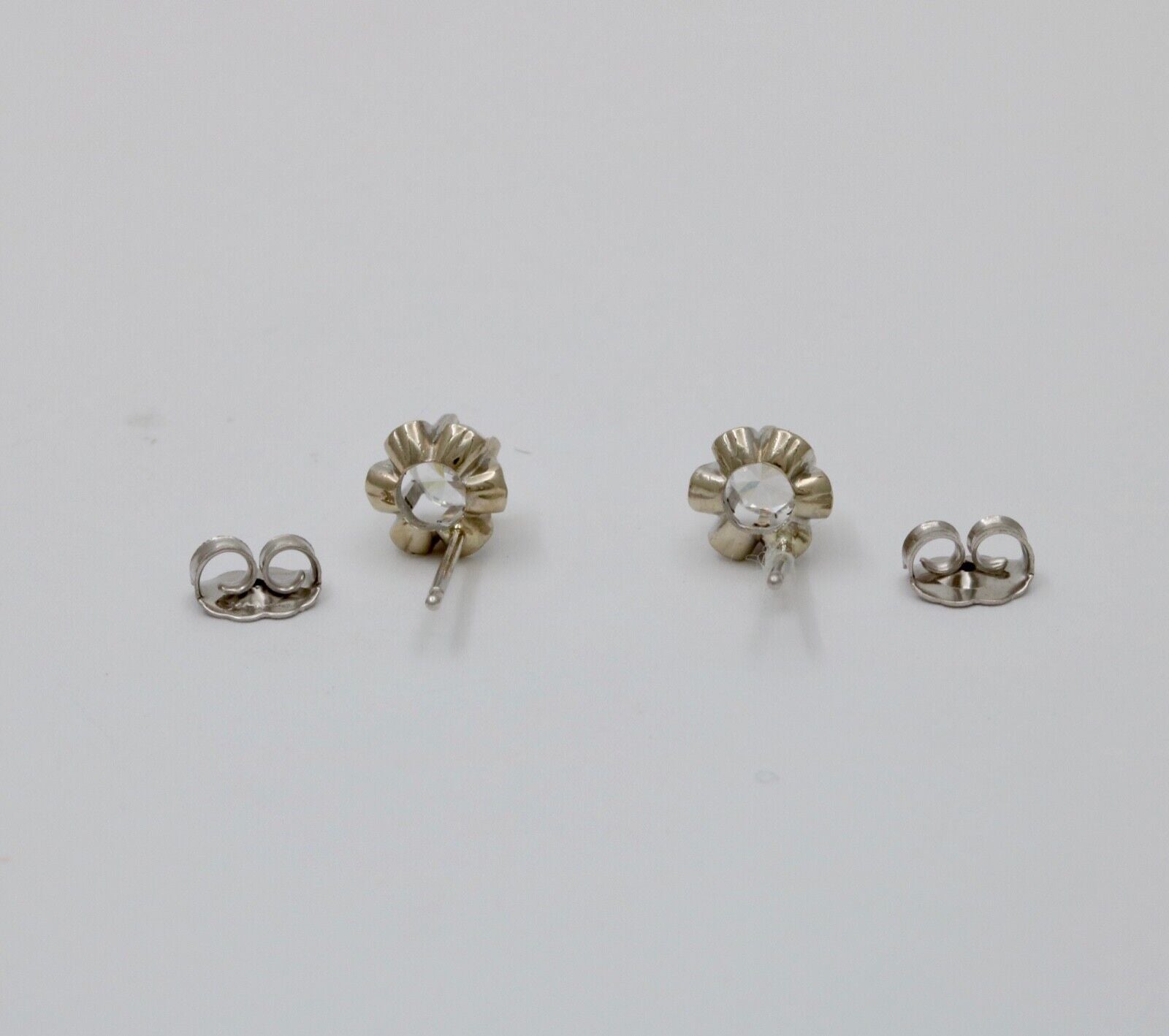 Timeless Diamond 14K White Gold Studs.