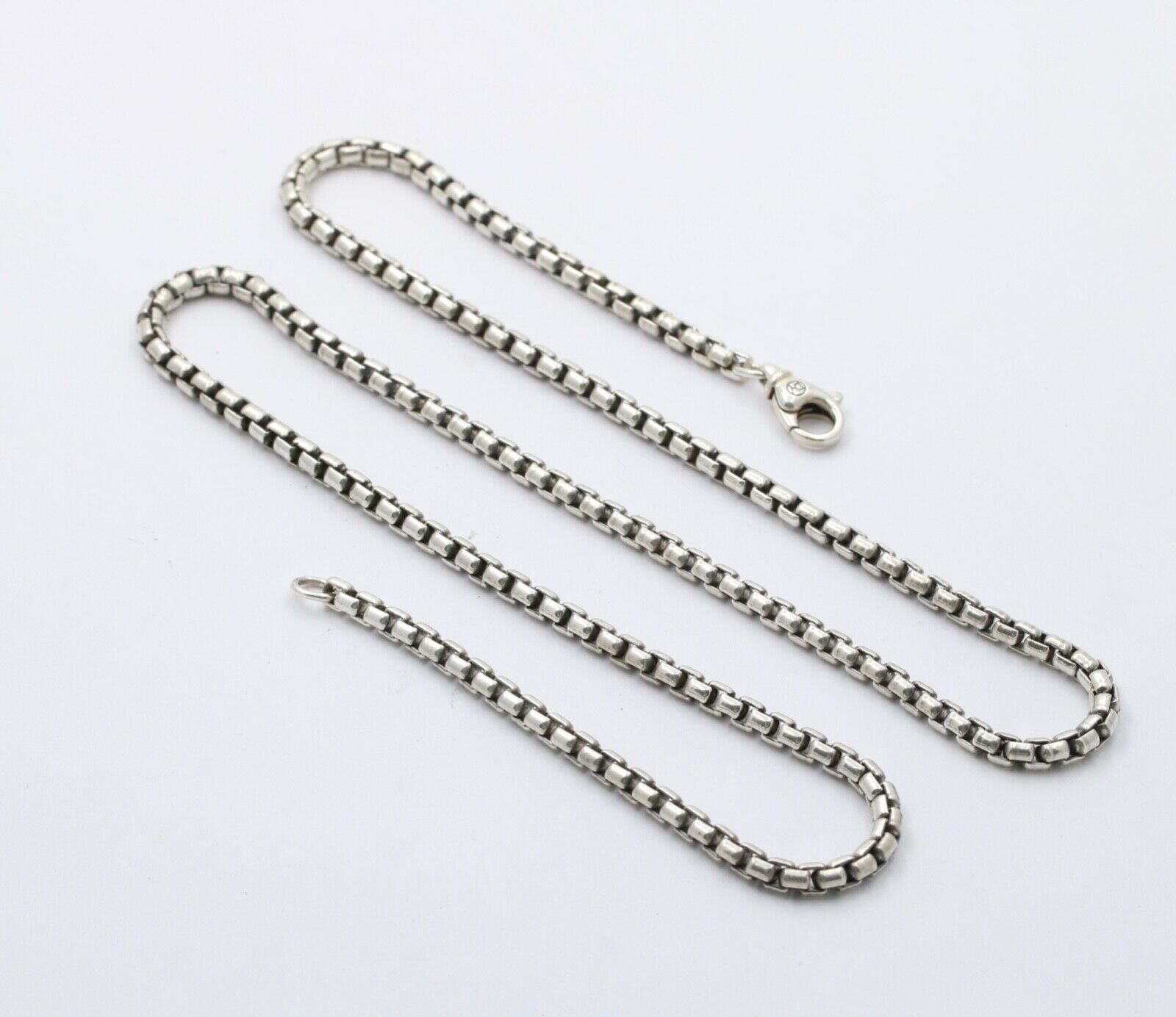 Classic David Yurman 22 inches sterling silver Rounded Venetian Link Necklace