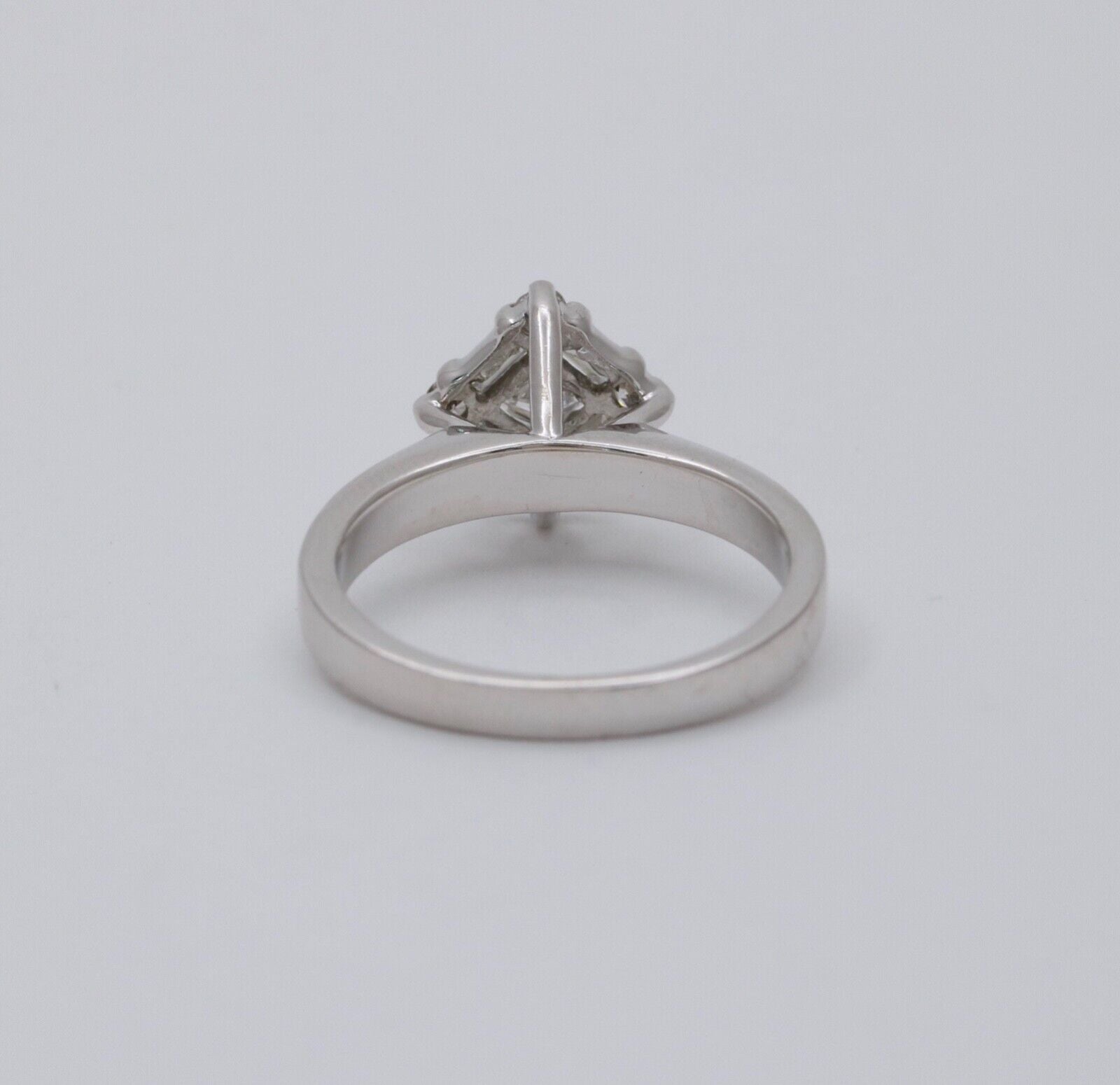 Vintage 14K White Gold Diamond Engagement ring , Anniversary Ring.
