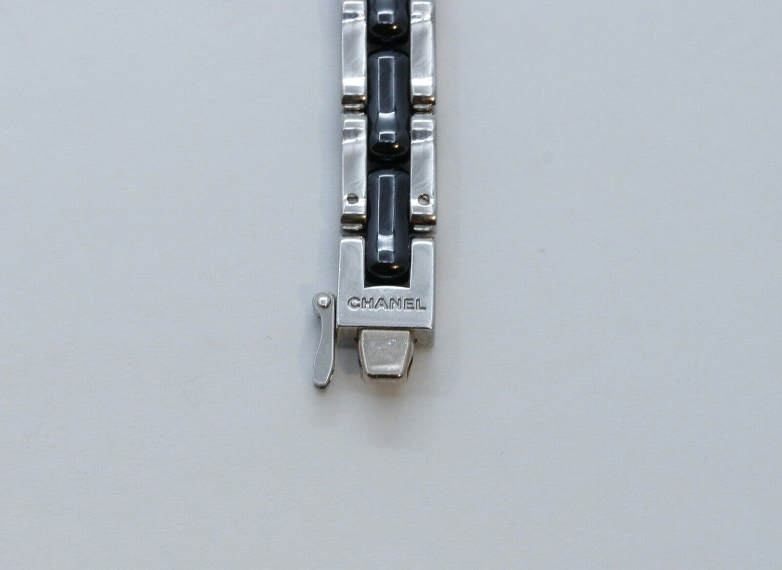 Chanel Premiere Mini Watch H2163 Diamonds Steel Black Ceramic