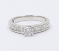 Vintage Diamonds 14K White Gold Wedding Ring