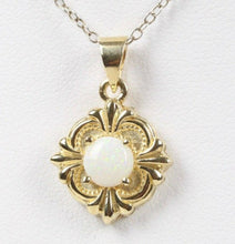 Load image into Gallery viewer, Vintage 14K Yellow Gold Opal Pendant
