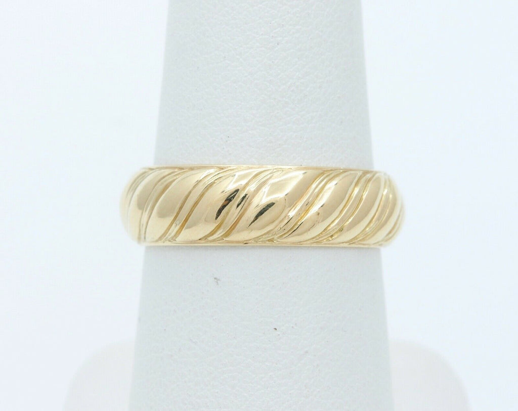 Very Fine 18K Buccelatti Cable Ring