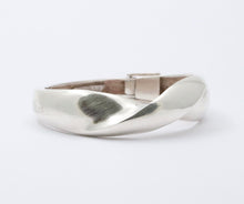 Load image into Gallery viewer, Vintage French Tiffany And Co. 925 Twist Bangle Cuff Bracelet
