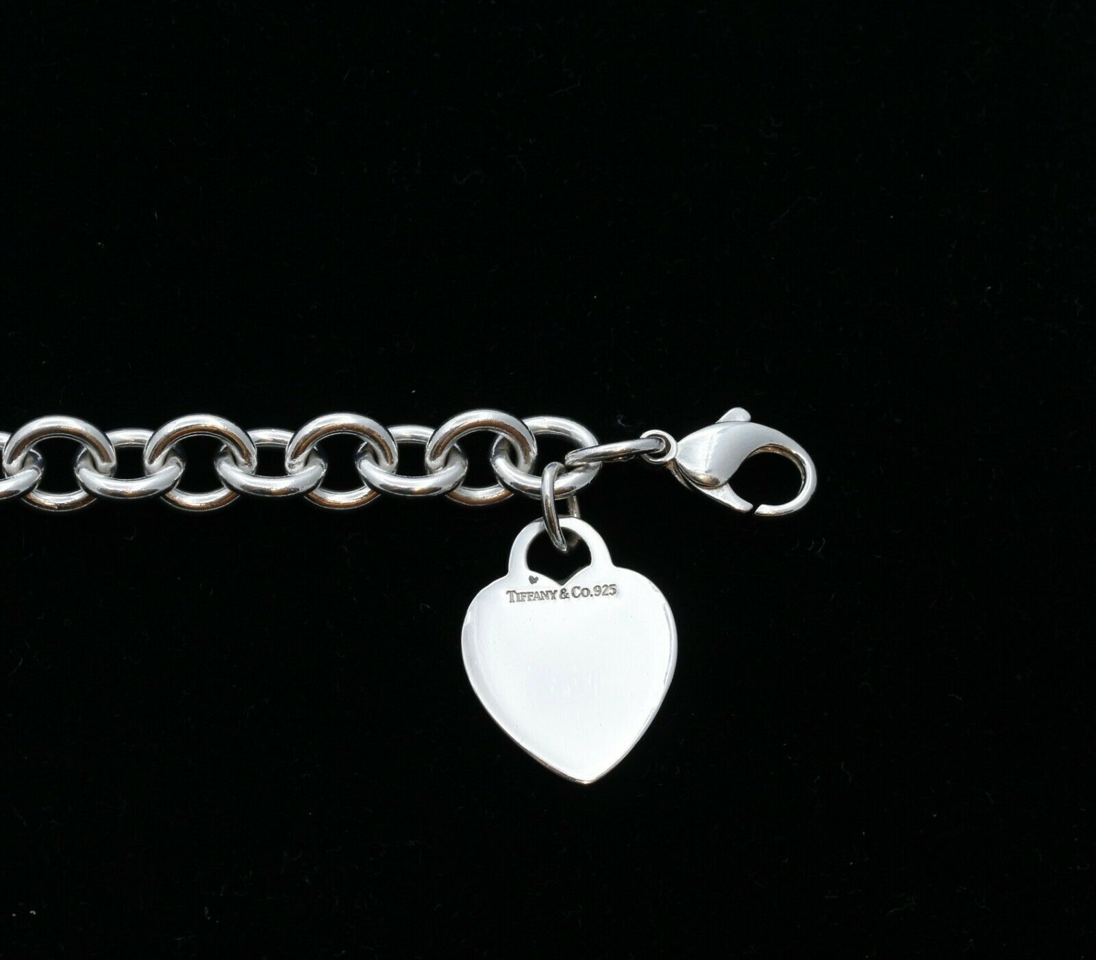 Tiffany & Co Sterling Silver Classic Heart Tag Bracelet