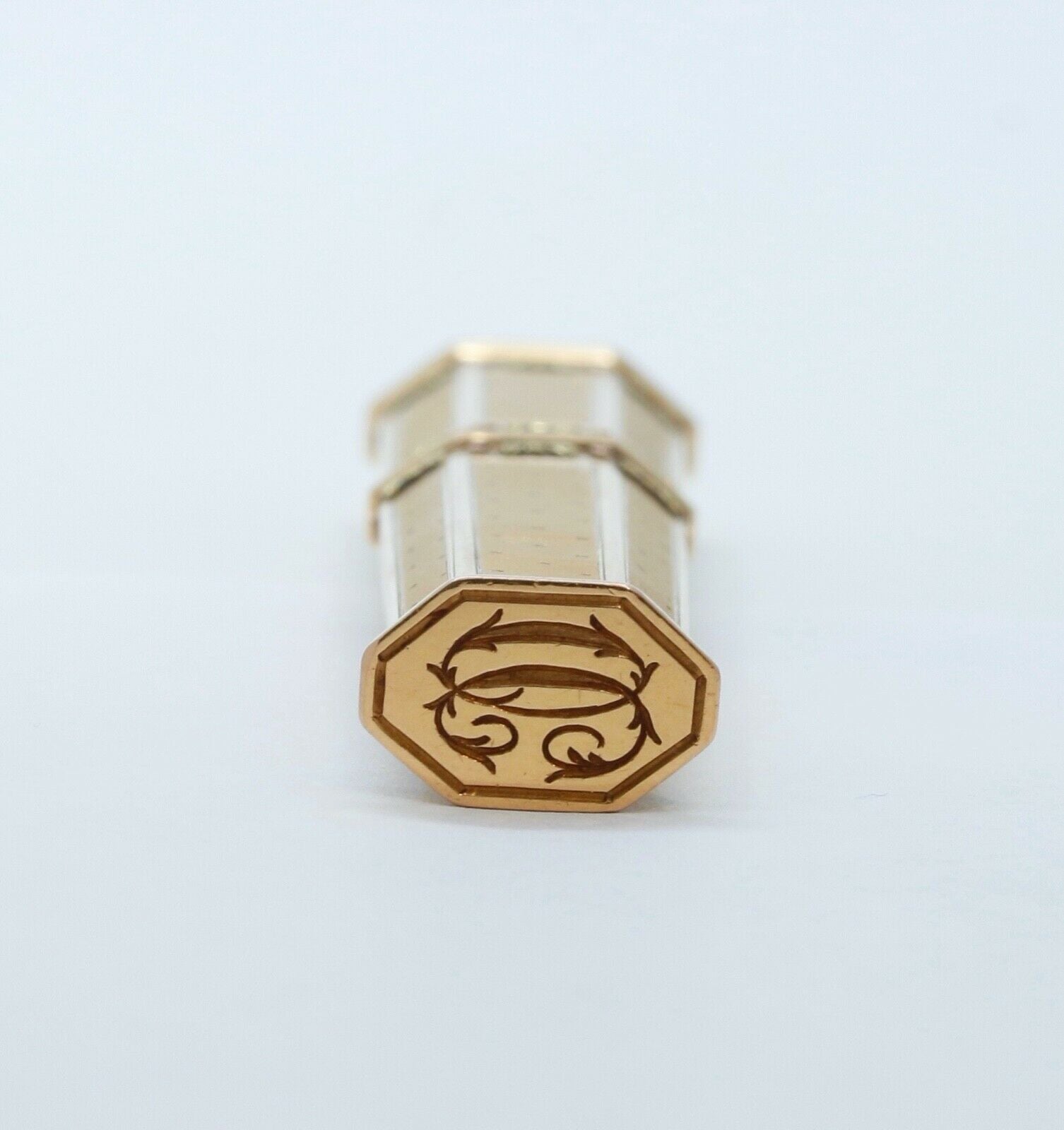 Victorian French 18K Yellow Rose Gold Wax Seal Stamp