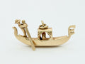 Vintage 14K Yellow Gold Gondola Charm