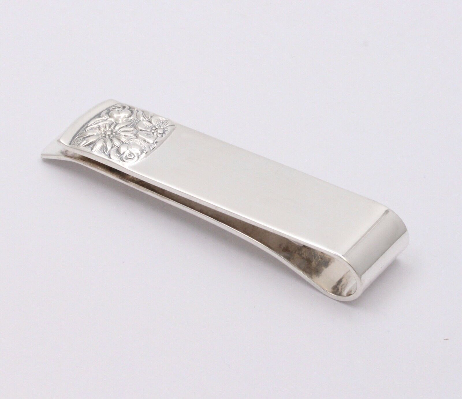 Vintage Heavy Towle “Contessina” 925 Sterling Silver Money Clip