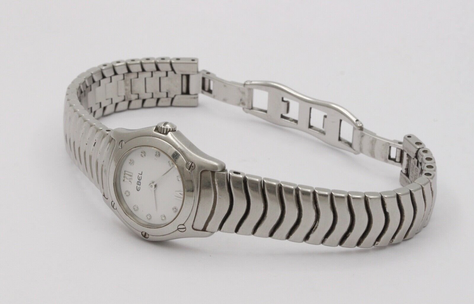 A Classic Ebel Woman's 27 mm face Stainless Steel Classic Wave Watch
