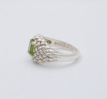 Load image into Gallery viewer, Vintage KABANA Peridot Sterling Silver Ring.
