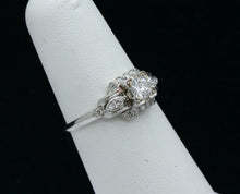 Load image into Gallery viewer, Art Deco 18K White Gold Diamonds Ring
