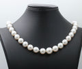Vintage South Sea Pearl Diamonds 14K White Gold Necklace Choker