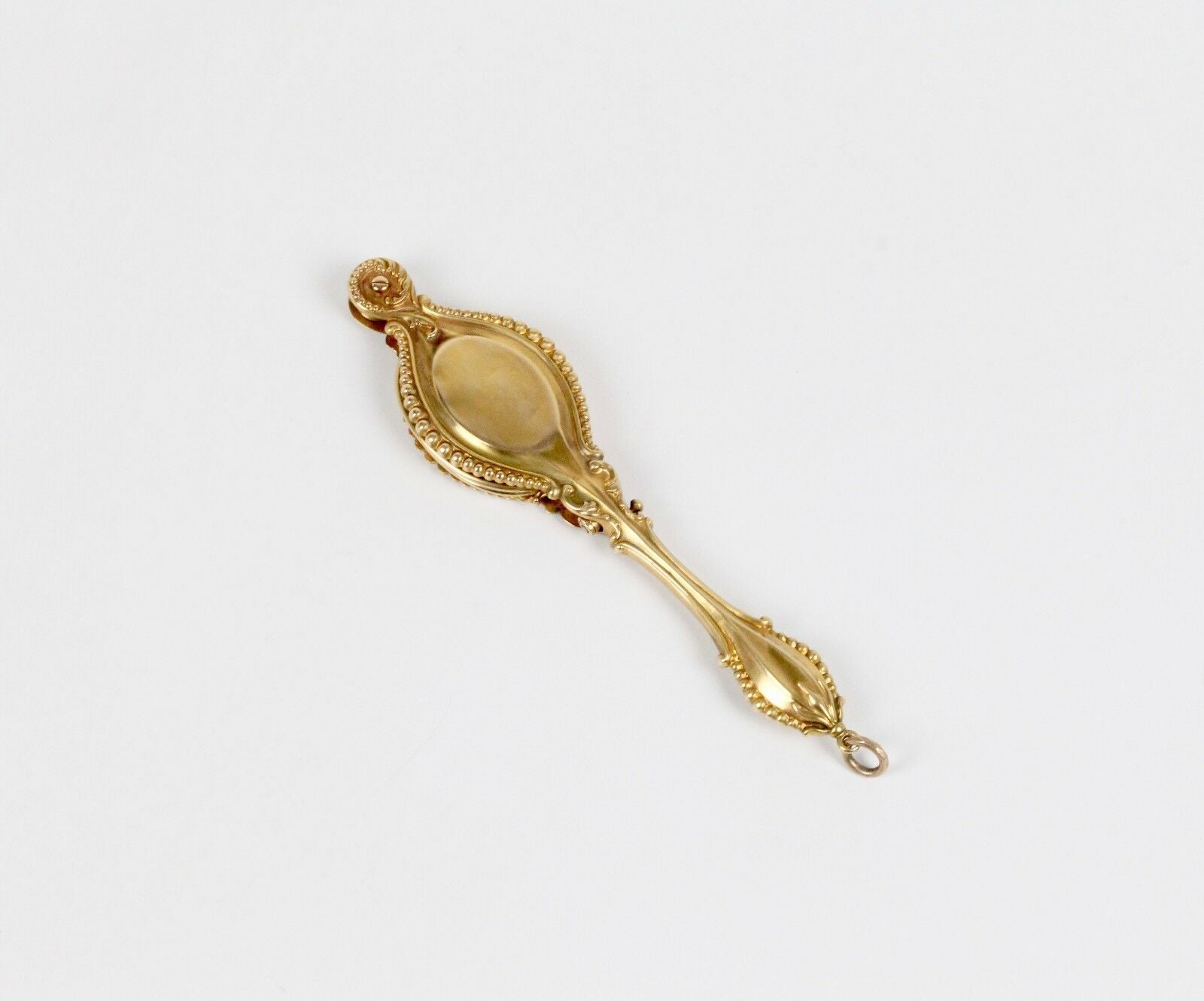 Collectable Vintage 14K Yellow Gold Lorgnette  Eye Glasses Pendant