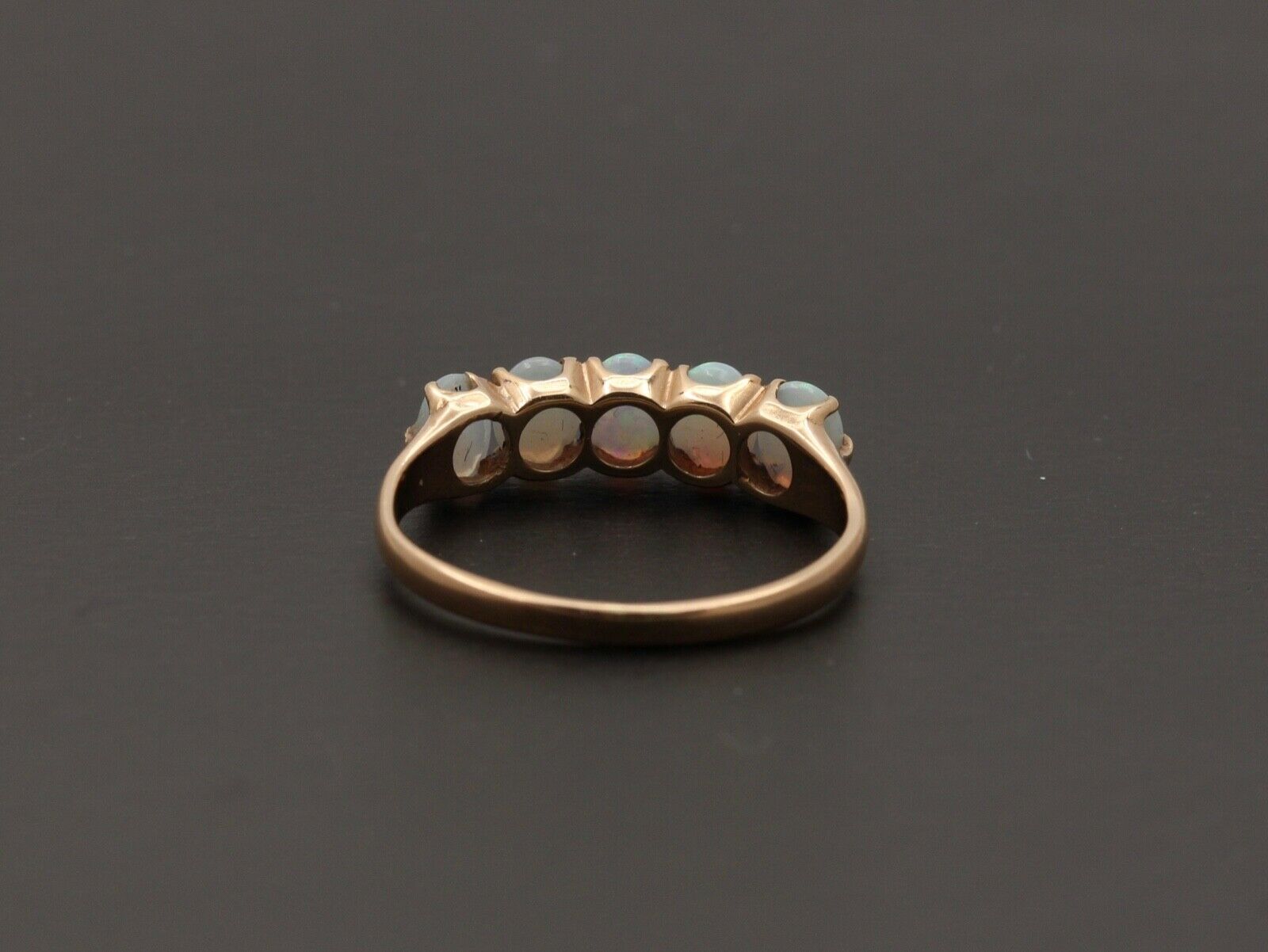 Vintage Opals 14K Yellow Gold Ring
