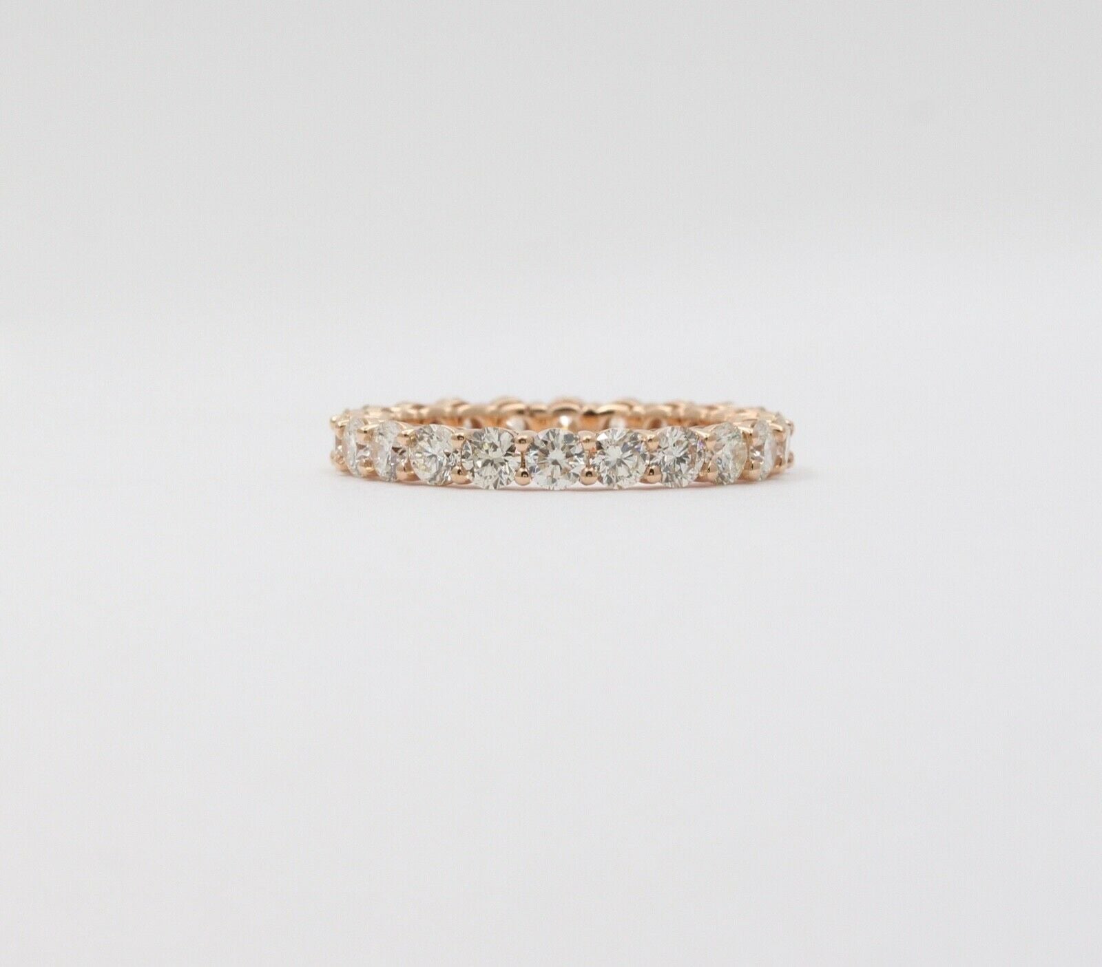 Tiffany and Co. Diamond 18K Yellow Gold Vintage Eternity Band