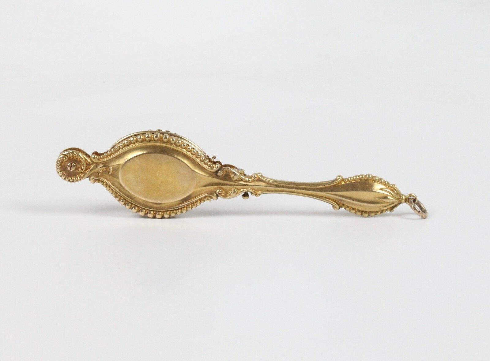 Collectable Vintage 14K Yellow Gold Lorgnette  Eye Glasses Pendant