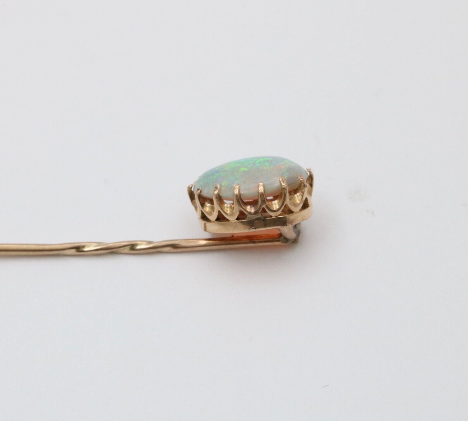 Victorian Opal 14K Yellow Gold Stick Pin